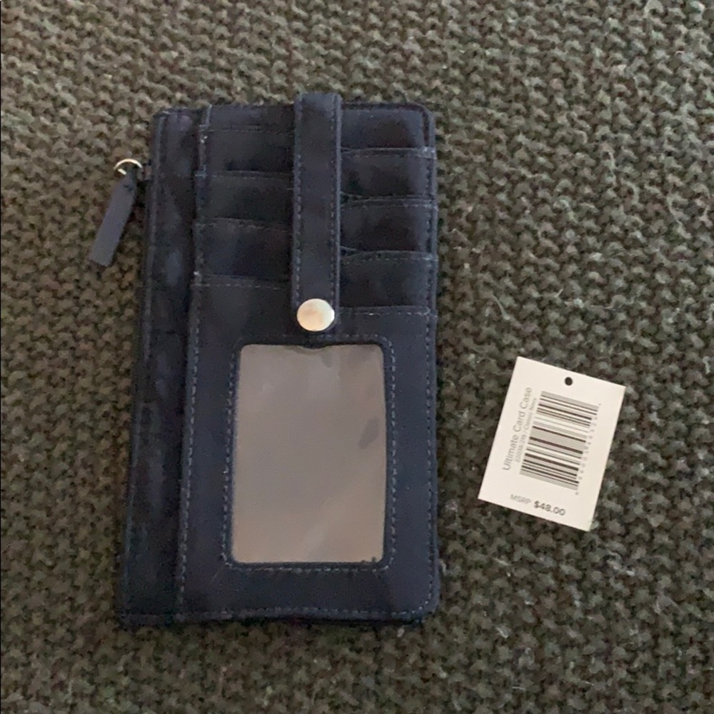 Vera Bradley Ultimate Card Case Classic Navy